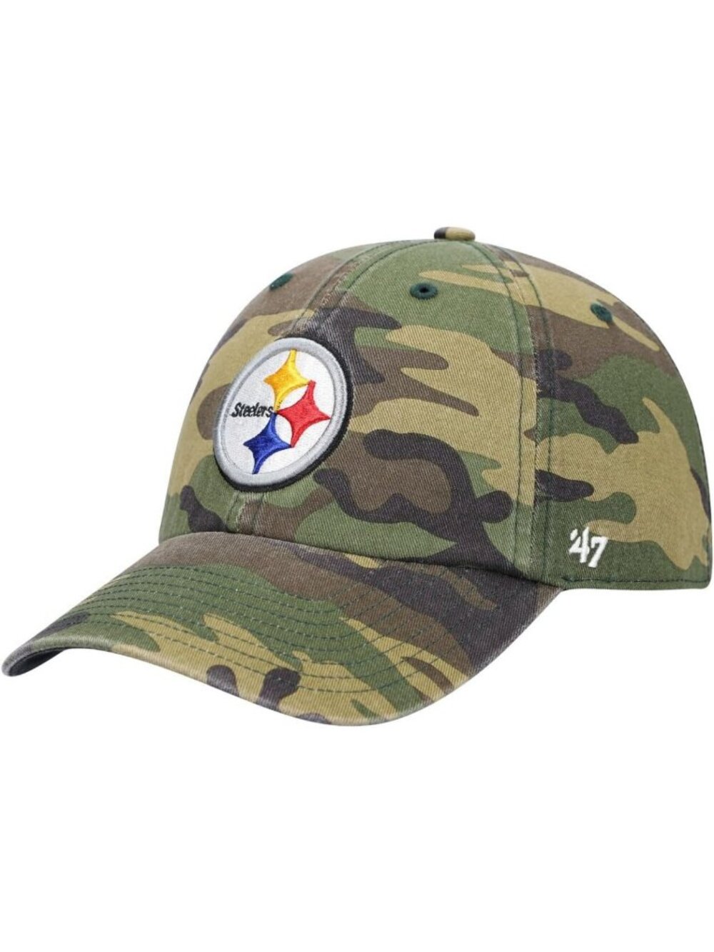Camo Adjustable Hat Cap for Adults - Unisex, NFL Logo, One Size Fits All